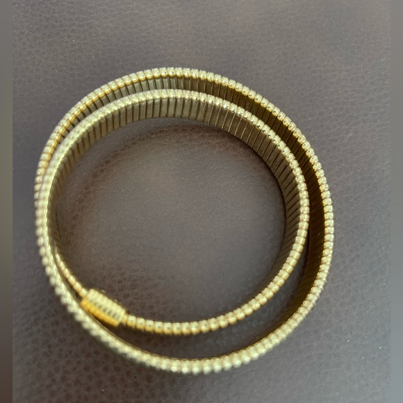 J. Crew Gold Coil Wrap Bracelet - Picture 2 of 14